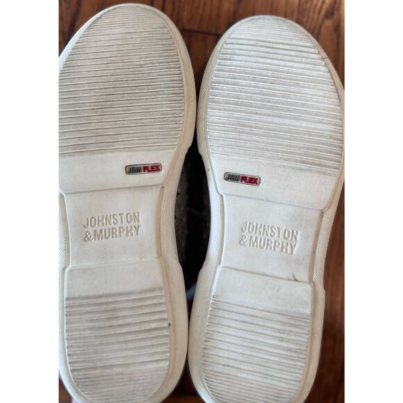 JOHNSTON & MURPHY Nora Silver Metallic Lace Up Sneakers Size 7M Style 78-16158 - Picture 9 of 11